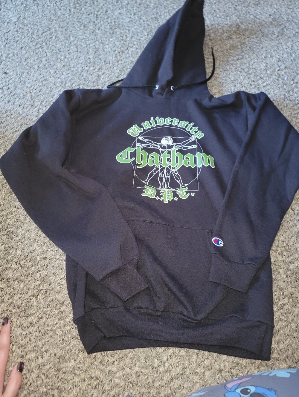 Vintage Champion University Hoodie Size Small